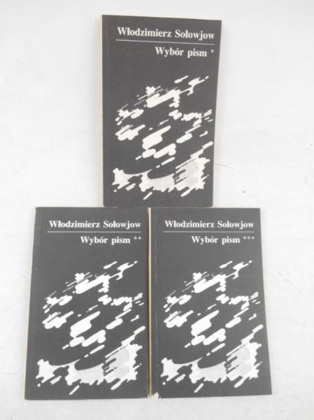 Wybór pism, Tom I-III