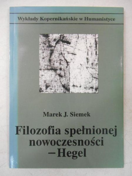 Filozofia spełnionej nowoczesności-Hegel