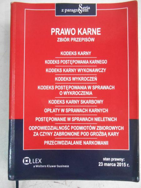 Prawo karne. Zbiór przepisów