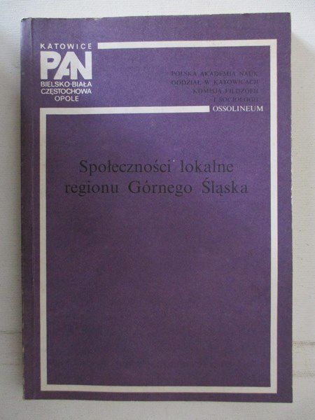 Społeczności lokalne Górnego Śląska