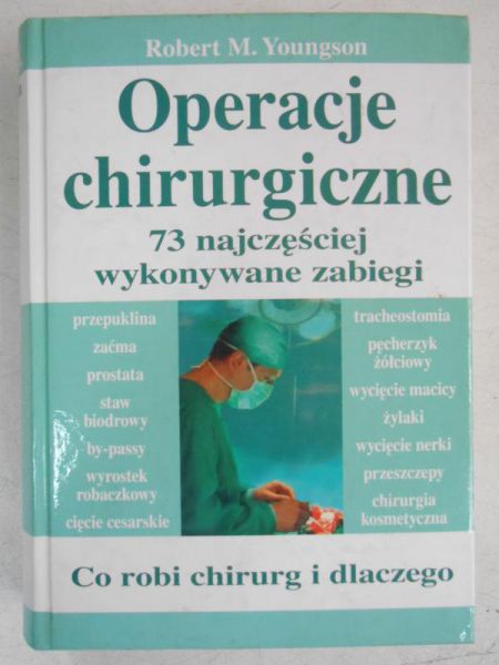 Operacje chirurgiczne. 73 najczęściej wykonywane zabiegi
