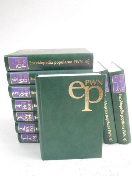 Encyklopedia popularna PWN, Tom I-X, komplet