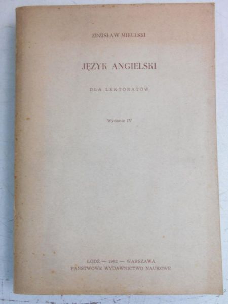 Język angielski dla lektoratów