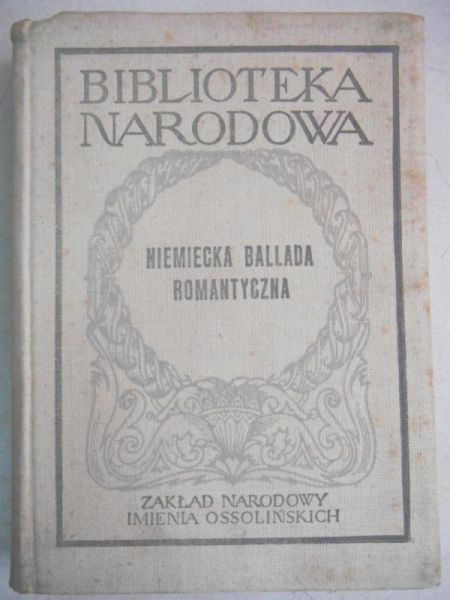 Niemiecka ballada romantyczna, BN