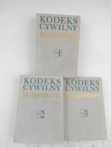 Kodeks cywilny, tom I-III