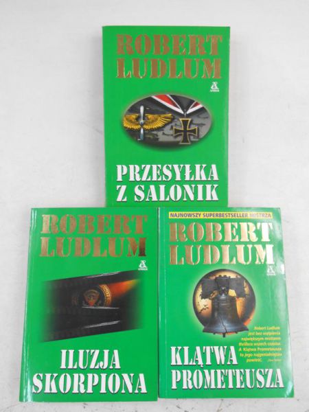 Ludlum Robert  - Iluzja skorpiona / Przesyłka z Salonik / Klątwa Prometeusza