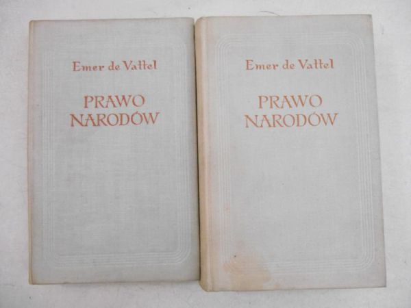 Prawo narodów, tom I - II