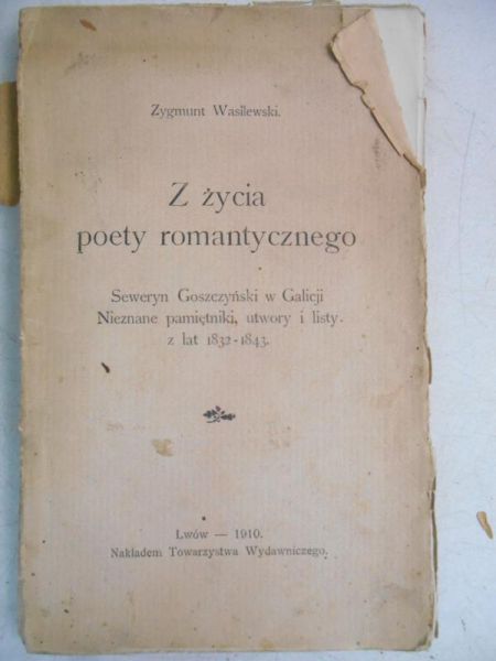 Z życia poety romantycznego, 1910 r.
