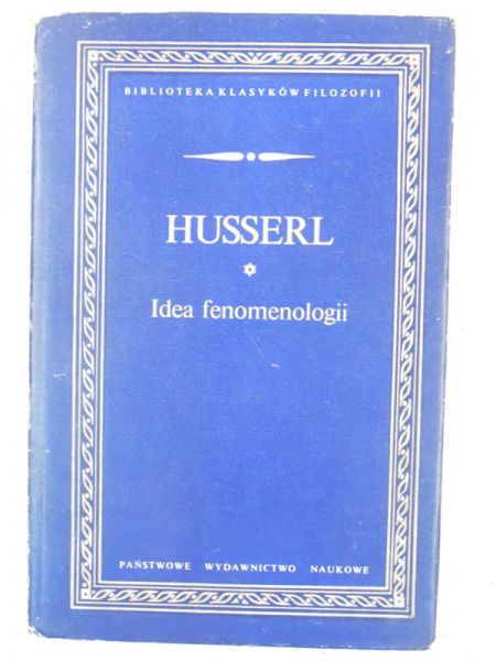 Idea fenomenologii, BKF