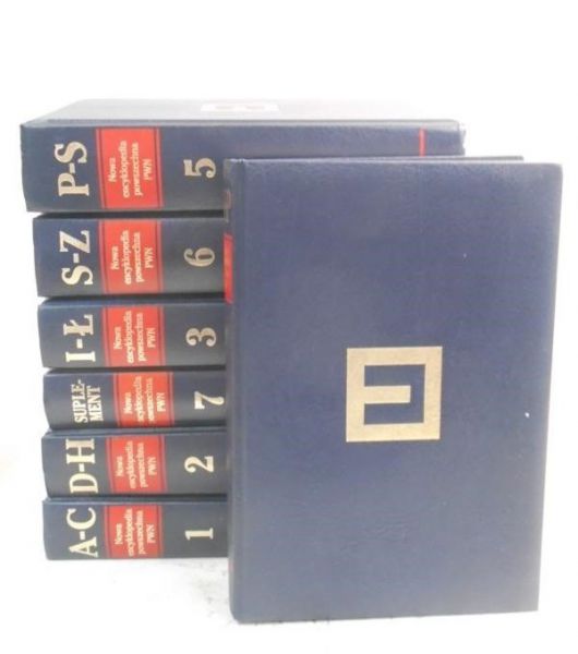 Nowa Encyklopedia Powszechna PWN, tom I-VII, komplet