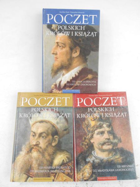 Rosik Stanisław - Poczet polskich królów i książąt, 3 książki