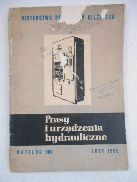 Prasy i urządzenia hydrauliczne