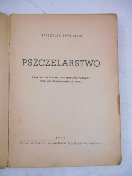 Pszczelarstwo, 1947 r.