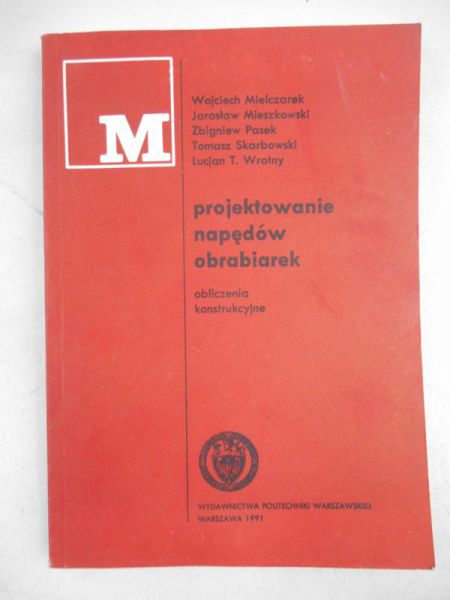 Projektowanie napędów obrabiarek