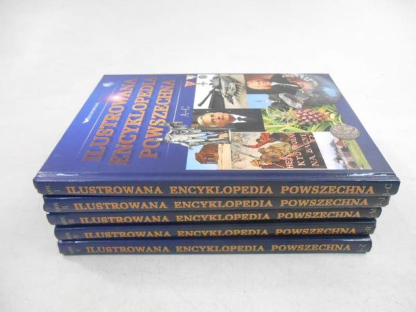 Marcinek Jadwiga (red.) - Ilustrowana encyklopedia powszechna, tom I-V