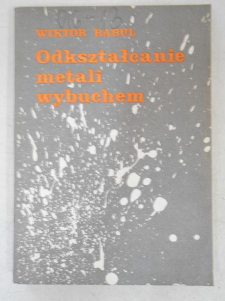Odkształcanie metali wybuchem