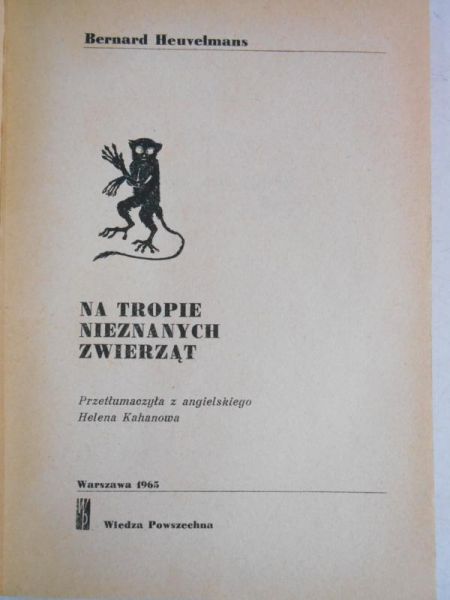 Na tropie nieznanych zwierząt