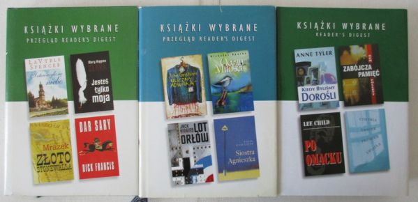 Nierubiec Andrzej  - Książki wybrane, Reader's Digest, 3 tomy