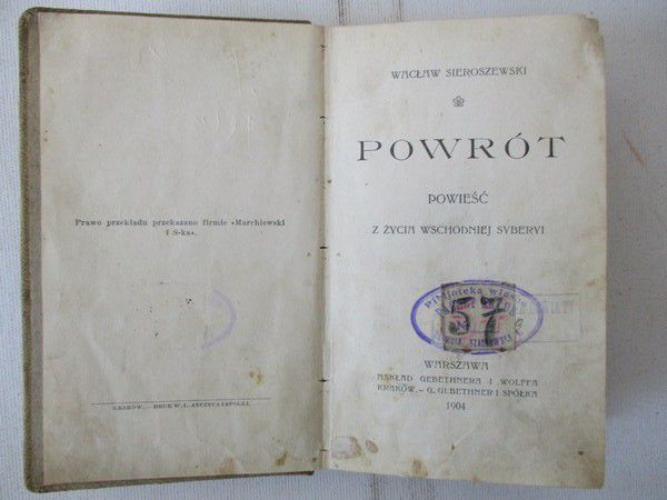 Powrót, 1904 r.
