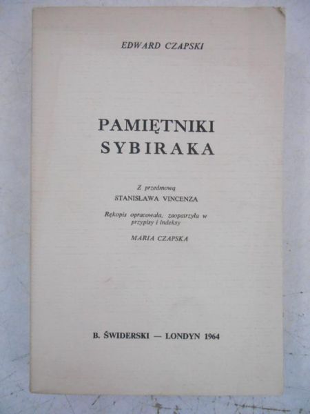 Pamiętniki Sybiraka