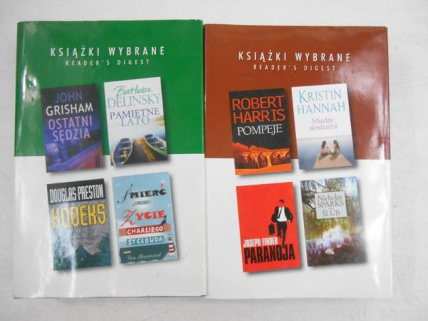 Książki wybrane Reader's Digest, 2 książki