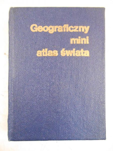 Geograficzny mini atlas świata, miniatura