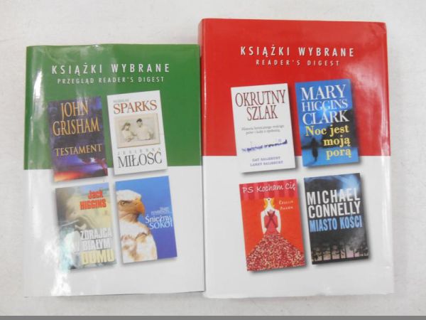 Książki wybrane Reader's Digest, 2 książki