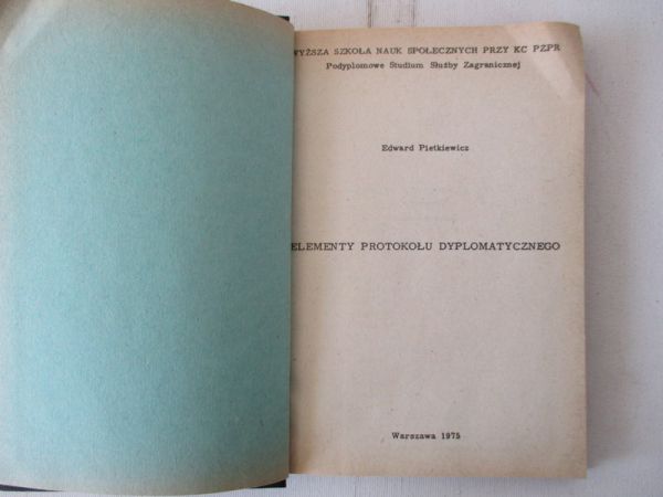 Elementy protokołu dyplomatycznego
