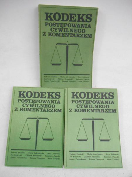 Ereciński Tadeusz - Kodeks postępowania cywilnego z komentarzem, tom I-III