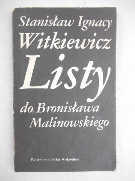 Listy do Bronisława Malinowskiego