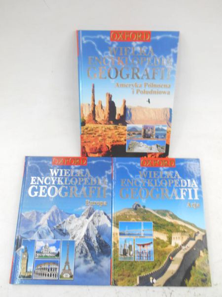 Wielka encyklopedia geografii: Europa / Azja / Ameryka Północna i Południowa