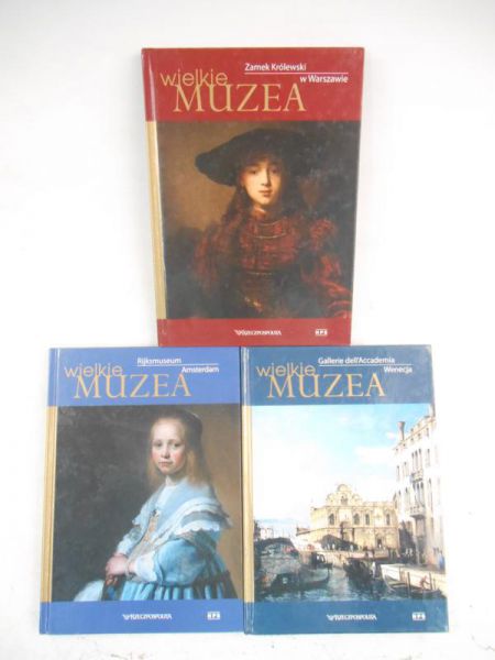 Wielkie muzea, 3 książki