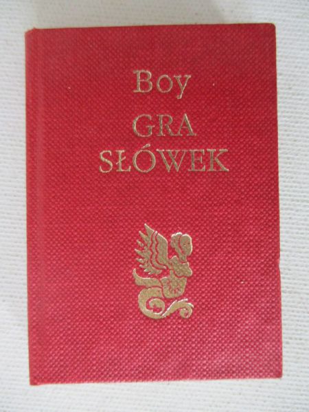 Boy-Żeleński Tadeusz - Gra słówek, miniatura