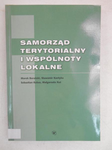 Samorząd terytorialny i wspólnoty lokalne