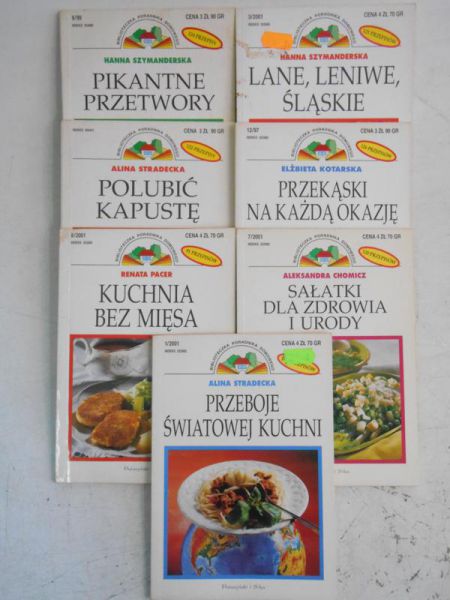 Biblioteczka Poradnika Domowego, 7 książek