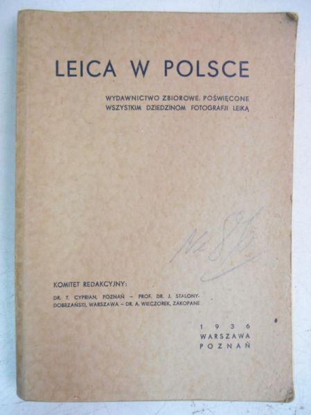 Cyprian Tadeusz (red.) - Leica w Polsce, 1936 r.