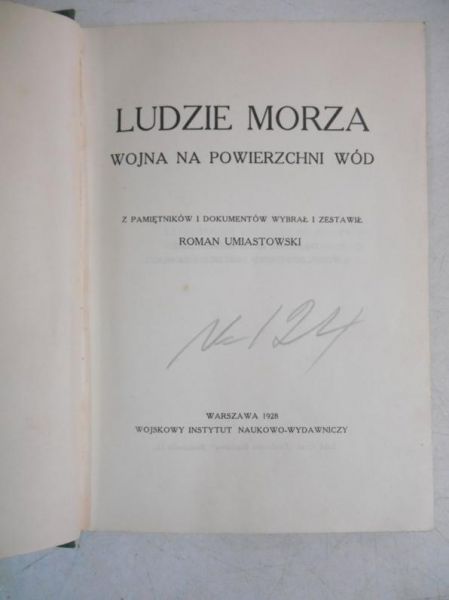 Ludzie morza, 1928 r.