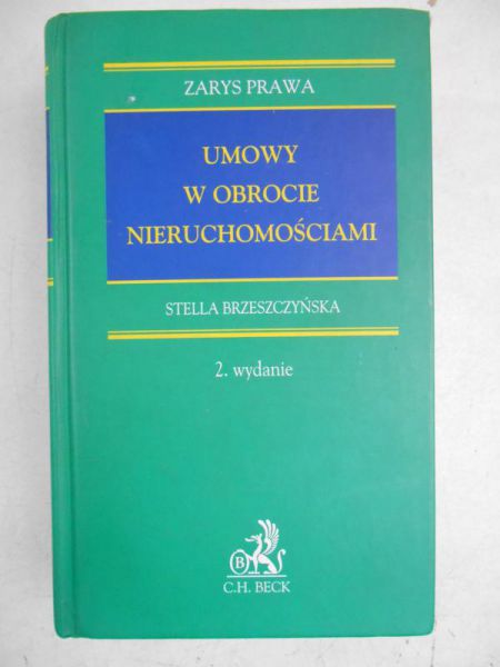 Umowy w obrocie nieruchomościami