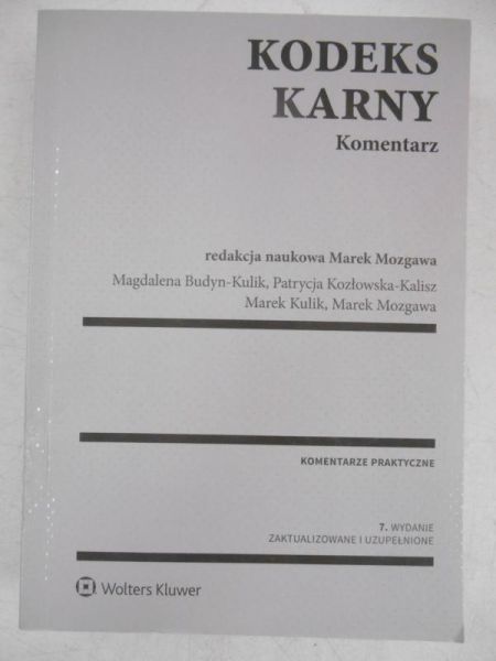 Kodeks karny. Komentarz