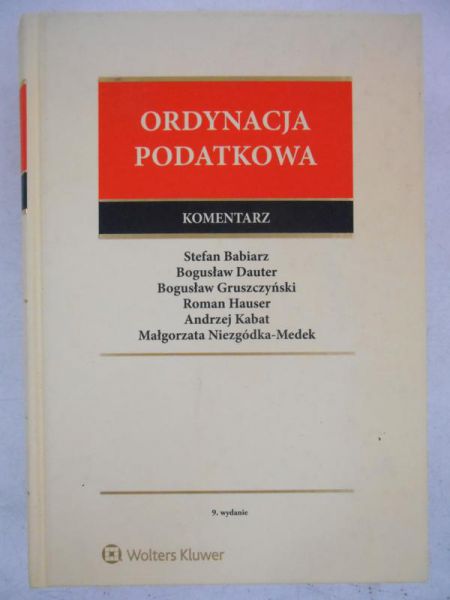 Ordynacja podatkowa. Komentarz