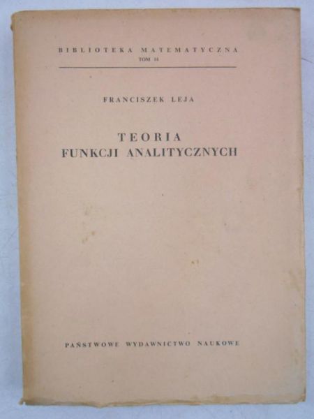 Teoria funkcji analitycznych