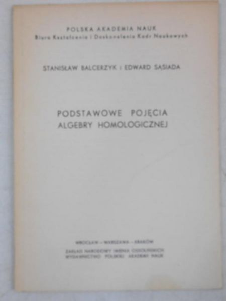 Podstawowe pojęcia algebry homologicznej