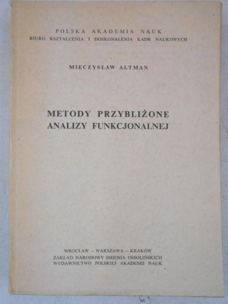 Metody przybliżone analizy funkcjonalnej