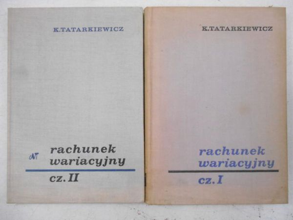 Rachunek wariacyjny, tom I-II