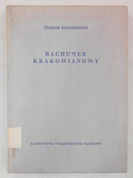 Rachunek krakowianowy