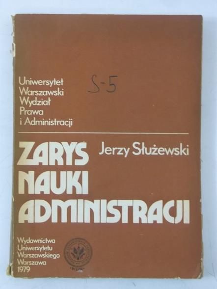 Zarys nauki administracji