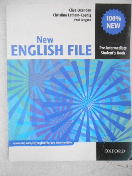 Pre-intermediate Student`s Book. New English File