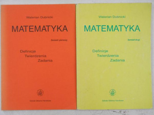 Matematyka, 2 książki
