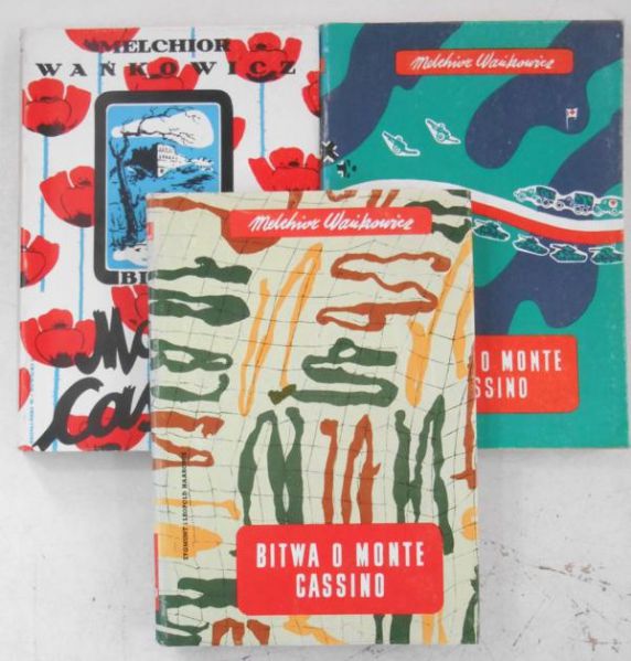 Bitwa o Monte Cassino, tom I-III, reprint 1945 r.