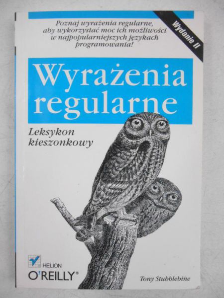 Wyrażenia regularne. Leksykon kieszonkowy